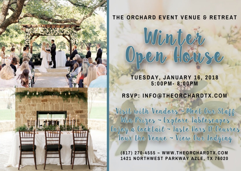 The Orchard Event Venue & Retreat Open House