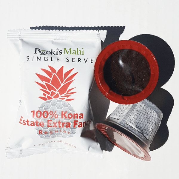 Pooki's Mahi 100% Kona Extra Fancy coffee subscriptions from $40 per box @ https://buff.ly/2CR2t8a