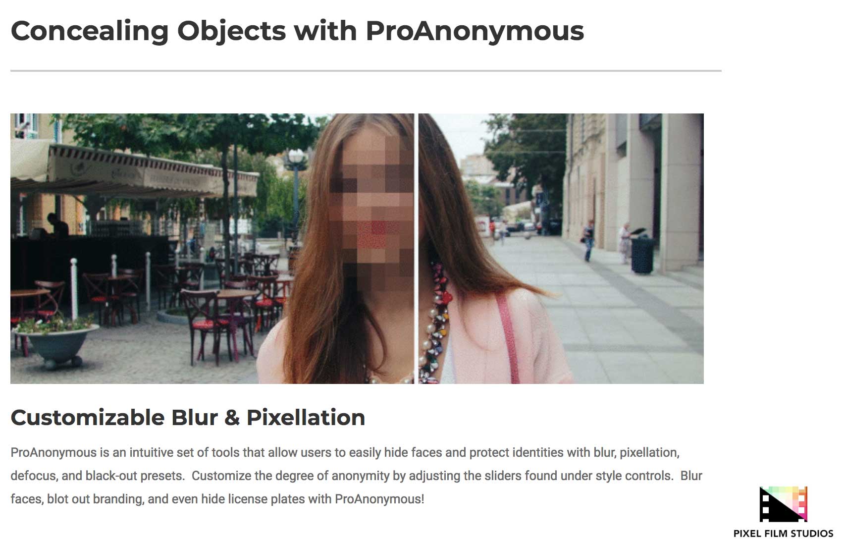 ProAnonymous - FCPX Plugin - Pixel Film Effects