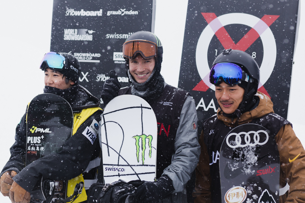 Monster Energy’s Iouri Podladtchikov Wins Halfpipe at Laax Open in Switzerland