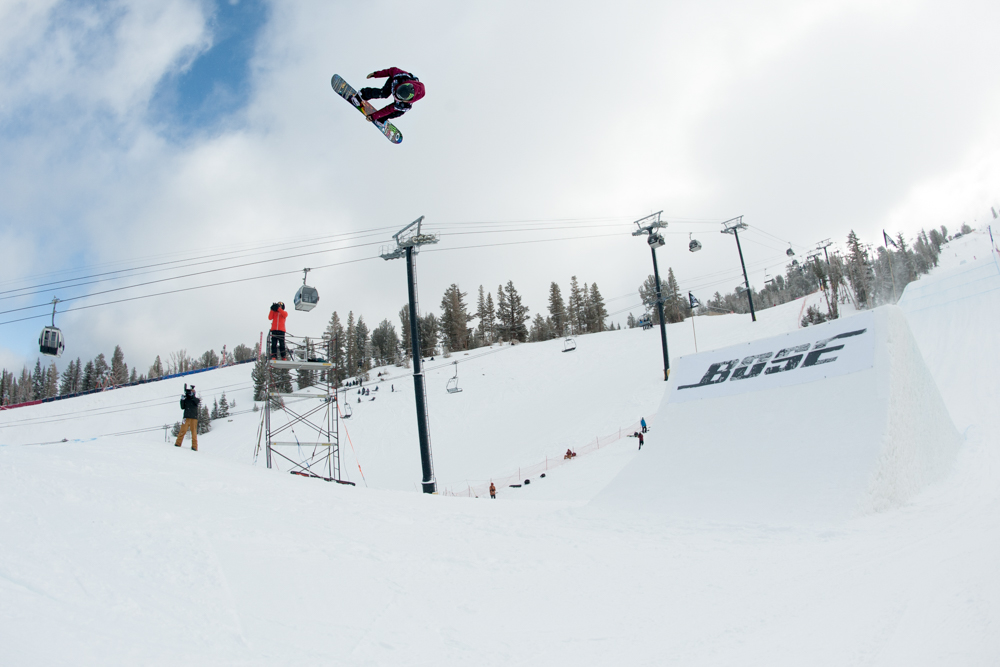 Monster Energy's Jamie Anderson Takes Top Spot in Snowboard Slopestyle At Mammoth Grand Prix
