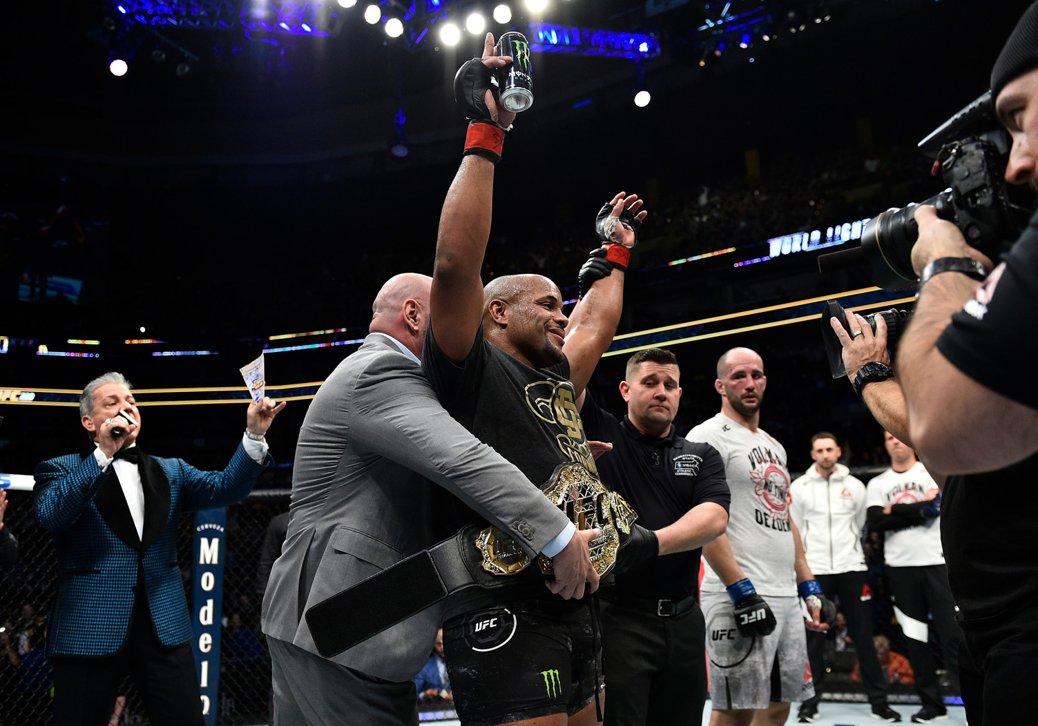 Monster Energy’s Daniel Cormier Retains 205-Pound Title With a Dominant  Win Over Volkan Oezdemir