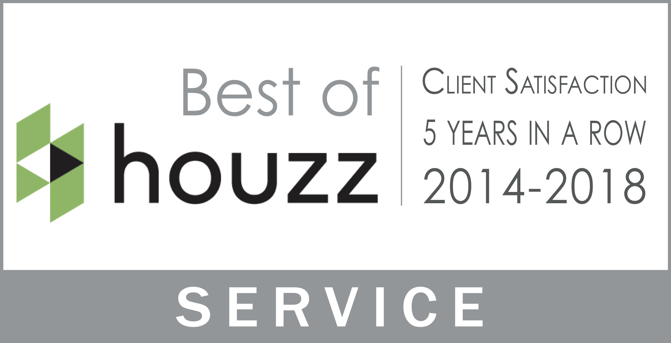 Paula McDonald Design Build & Interiors of New York, NY Awarded Best of Houzz 2018 for the Fifth Consecutive Year.