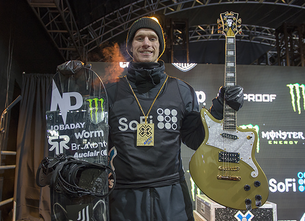 Monster Energy's Max Parrot Takes Gold in Men's Snowboard Big Air at X Games Aspen 2018