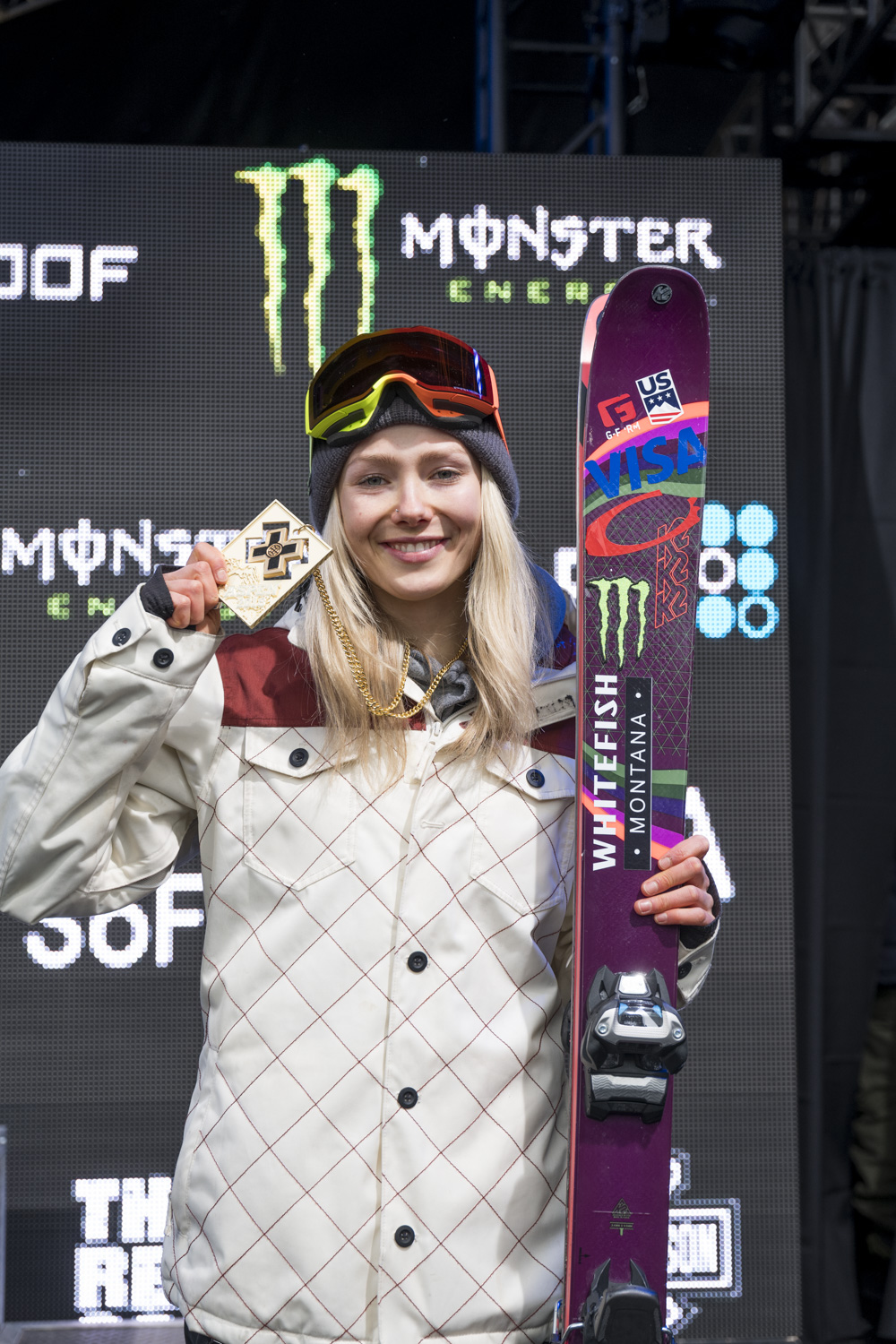 Monster Energy's Maggie Voisin Takes Gold in Women's Ski Slopestyle at X Games Aspen 2018