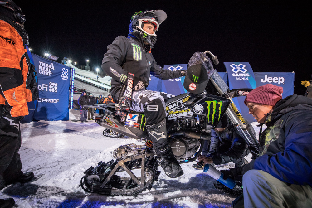 Monster Energy’s Jackson Strong Takes Silver in First-Ever Snow Bike Best Trick