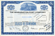 Washington Post Stock Certificate