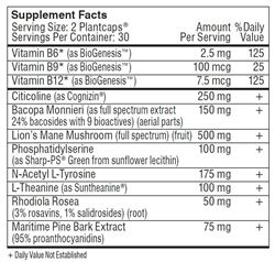 Mind Lab Pro® updated supplement facts for 2018