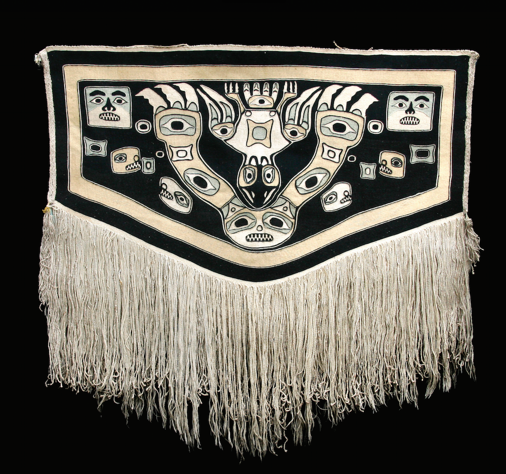 Chilkat Textile, 19th Century, courtesy Kim Martindale on offer at the San Francisco Tribal & Textile Art Show