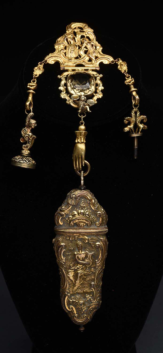 English Victorian Chatelaine, estimated at $1,500-2,500.