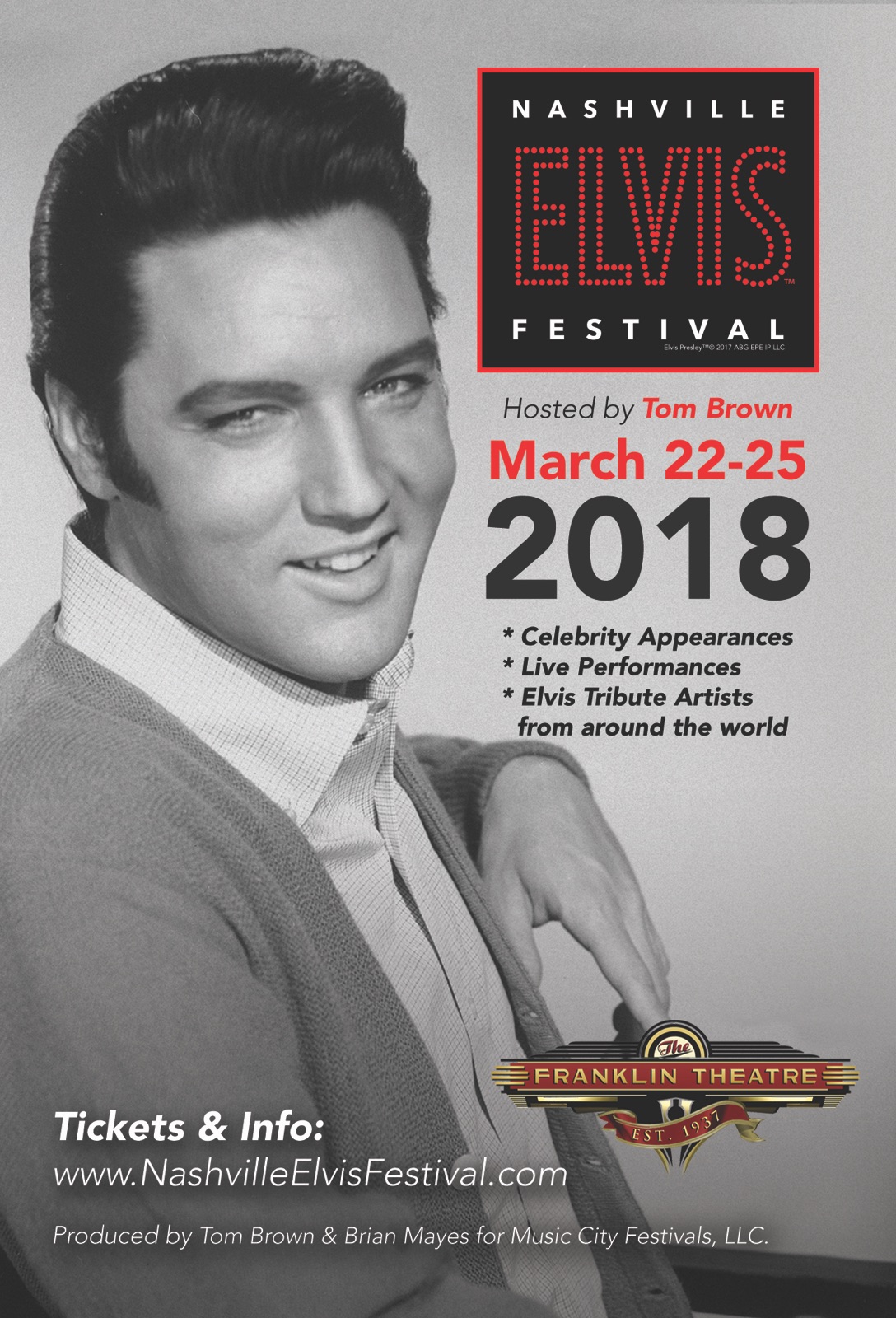 Nashville Elvis Festival - March 22-25, 2018
