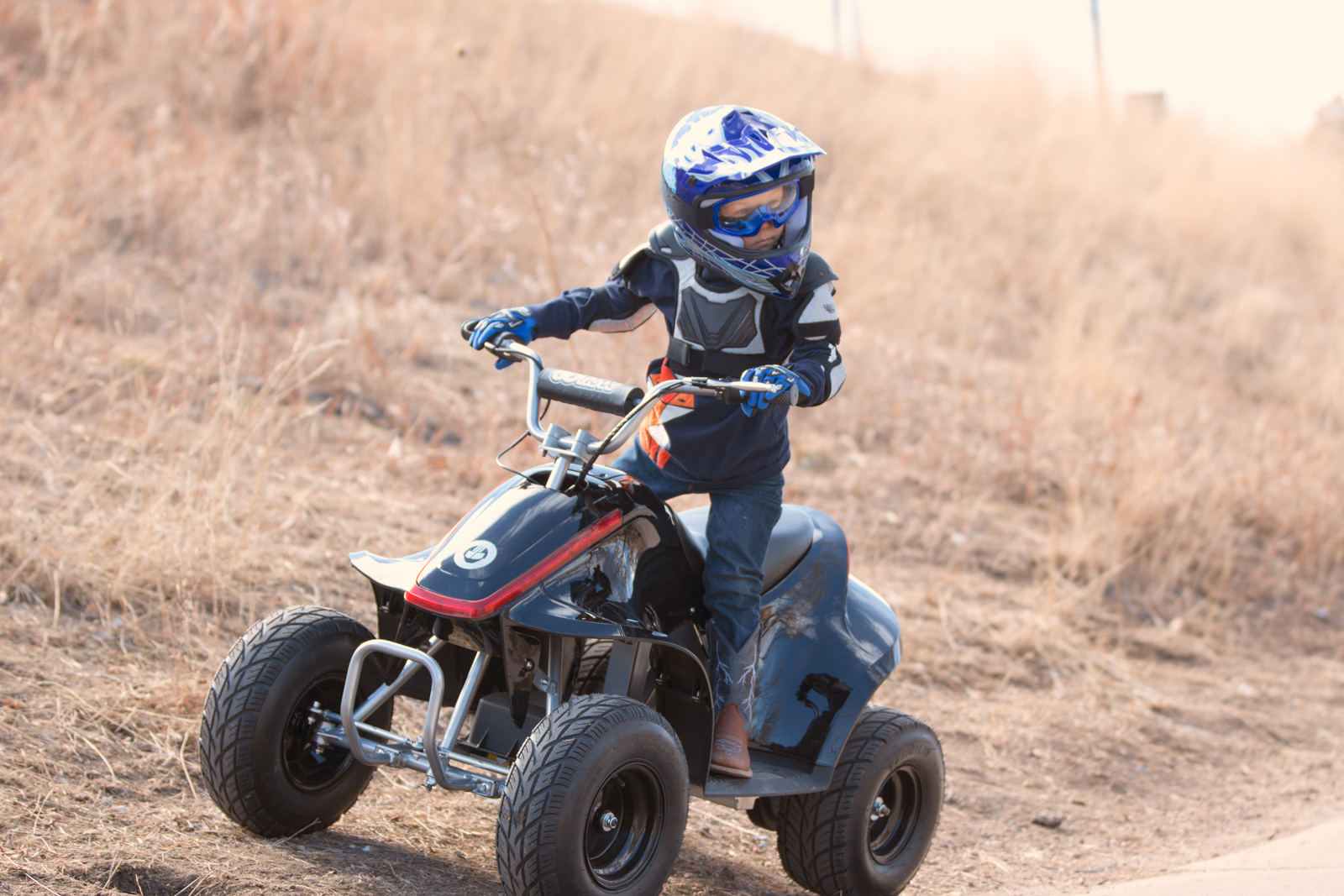 The GOTRAX™ ROVER ATV offers electric off-road adventure.