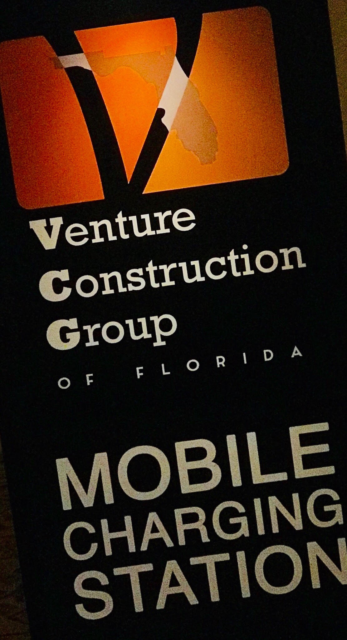 Venture Construction Group of Florida: WindStorm Insurance Conference Mobile Charging Station Sponsor