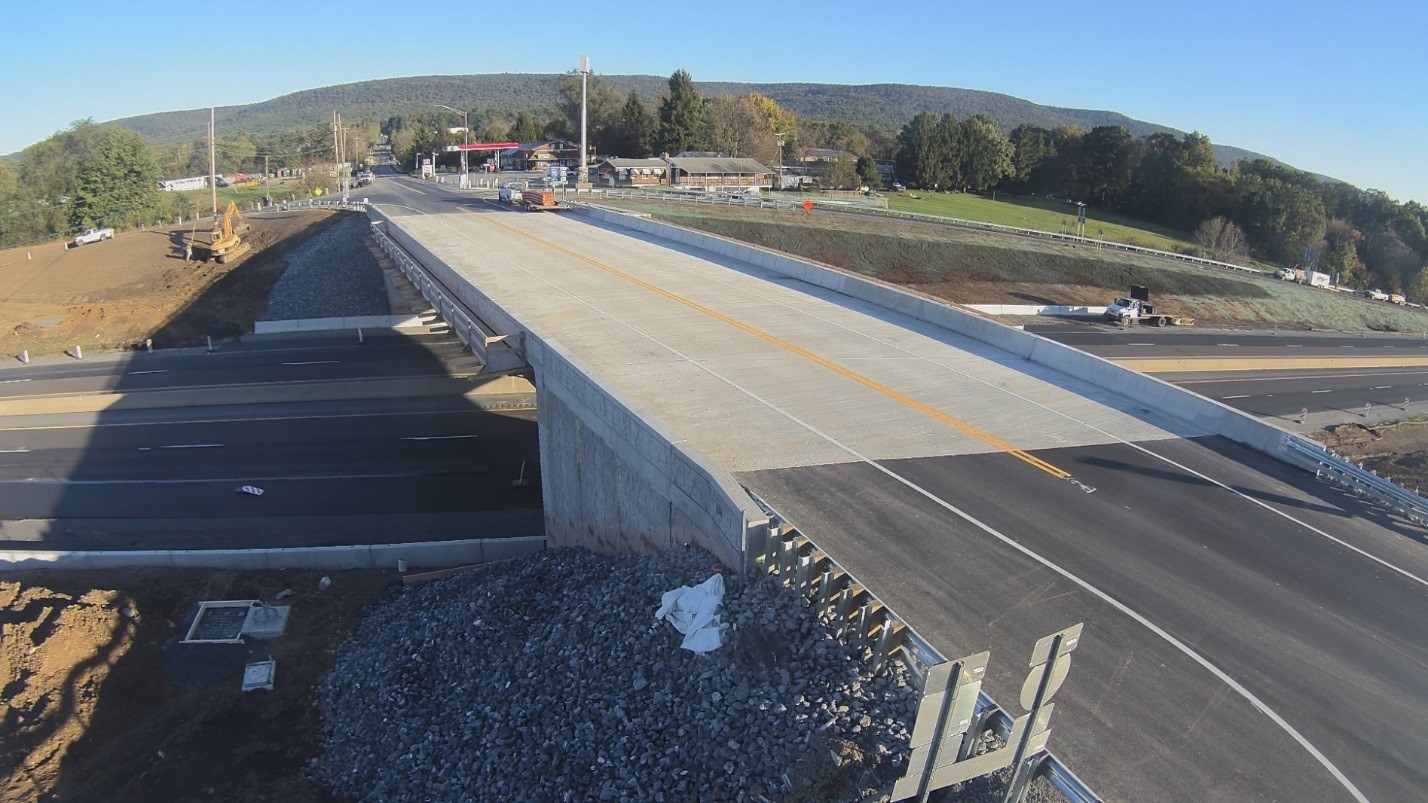 One of the bridges that was part of PennDOT's landmark project along I-78 in Berks County