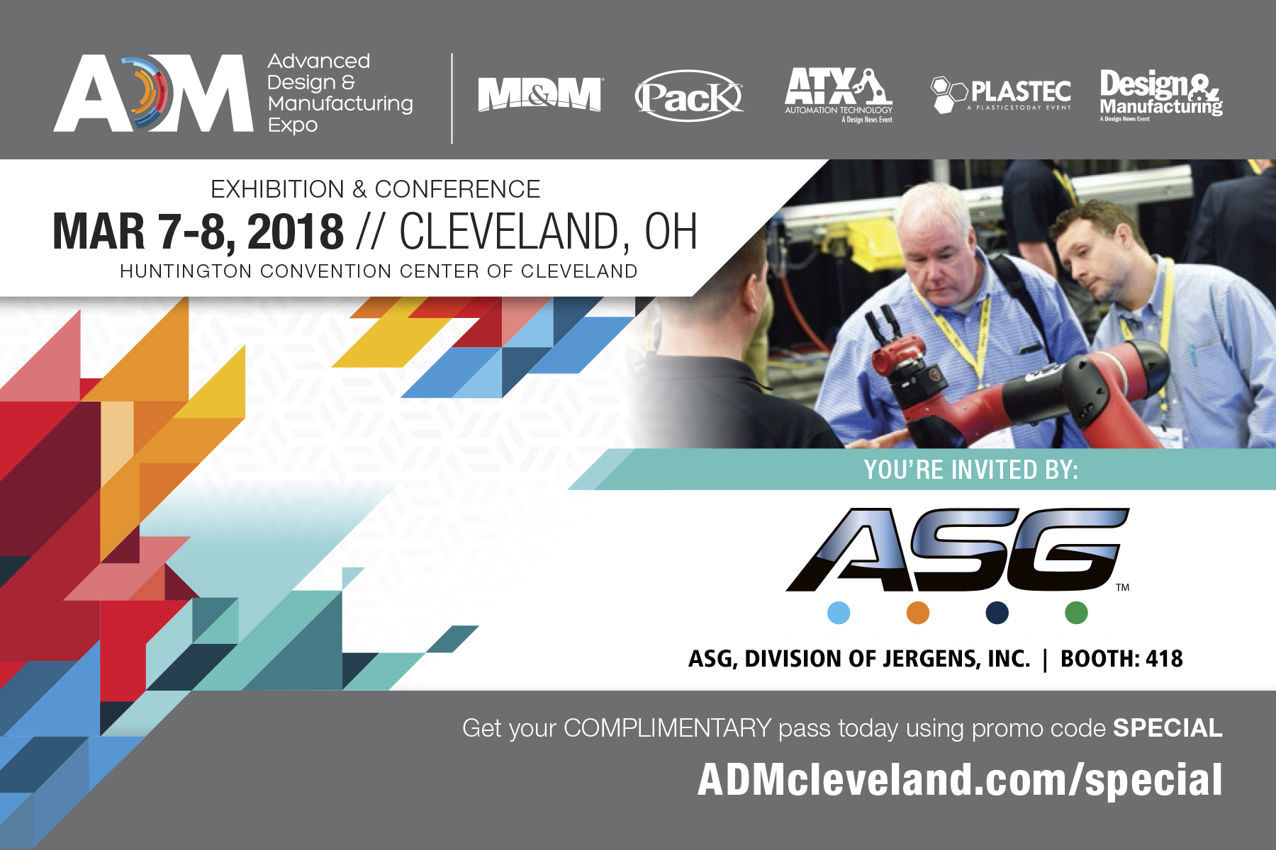 Complimentary Invitation to ADM Cleveland