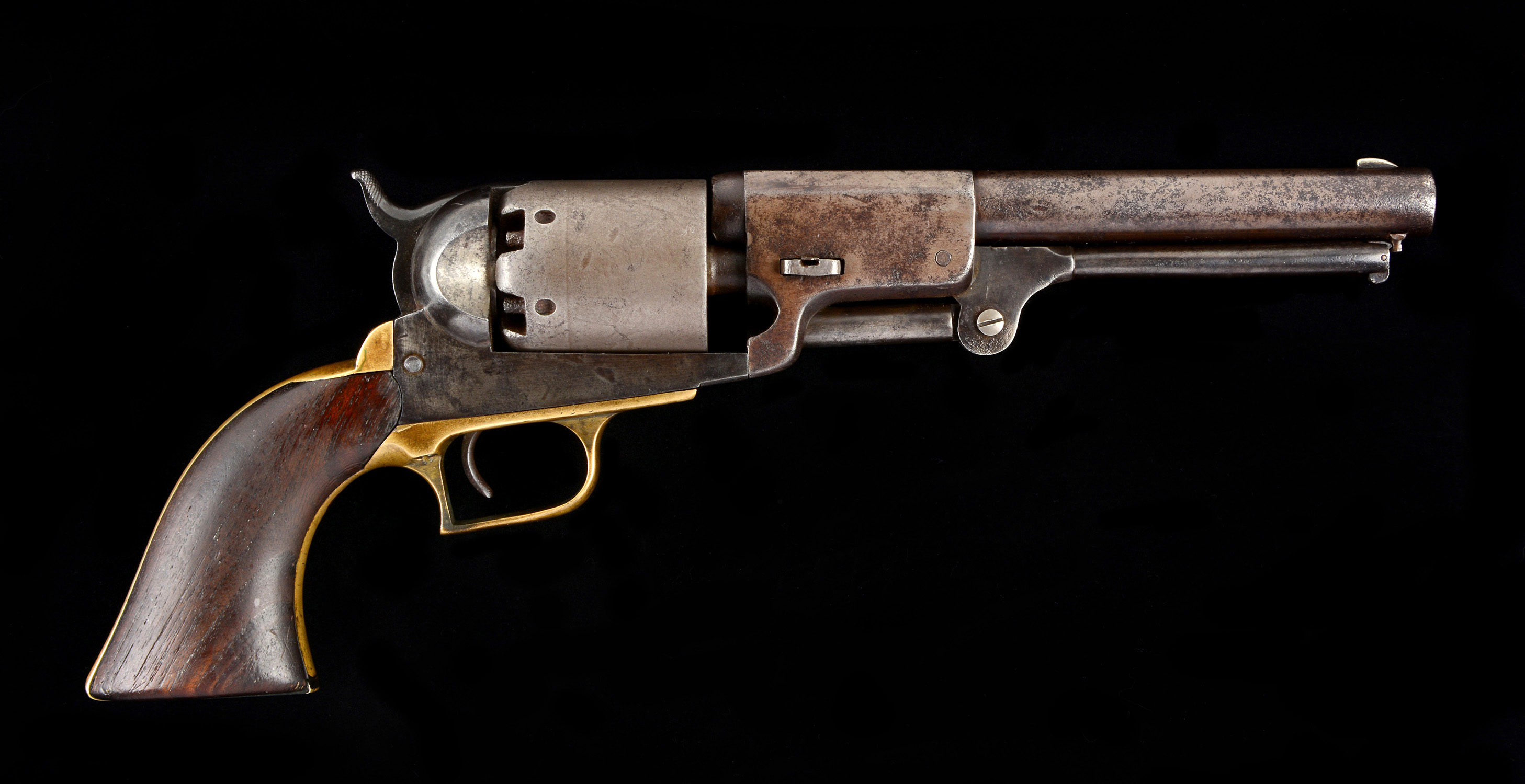 Colt Whitneyville Hartford Transitional Walker Model Dragoon Revolver, estimated at $20,000-40,000.