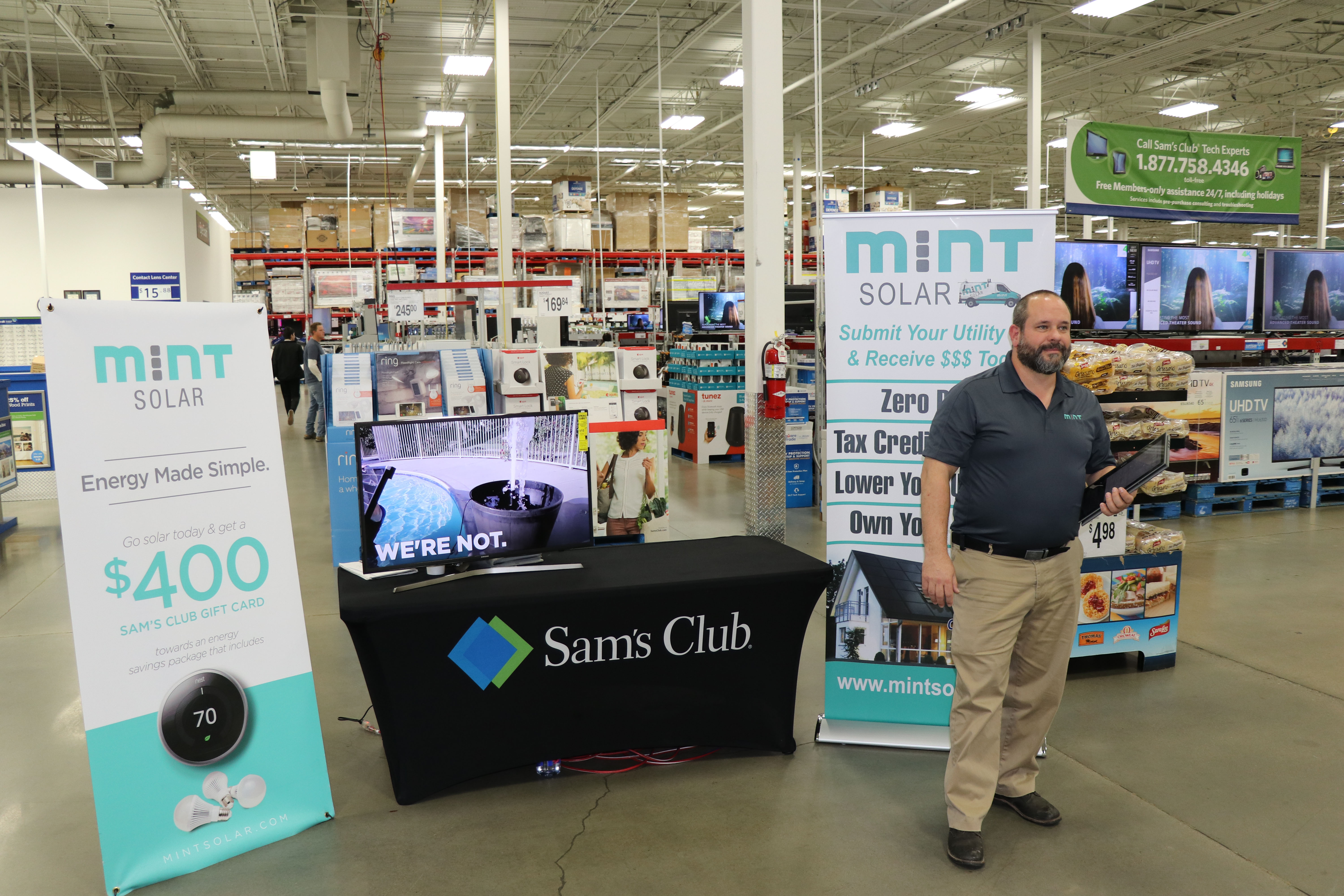 Mint Solar Debuts in Eight Sam's Club Locations in Southern California