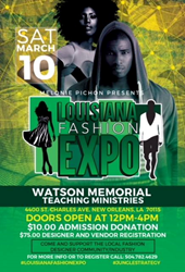 Louisiana Fashion Expo set for March 10 