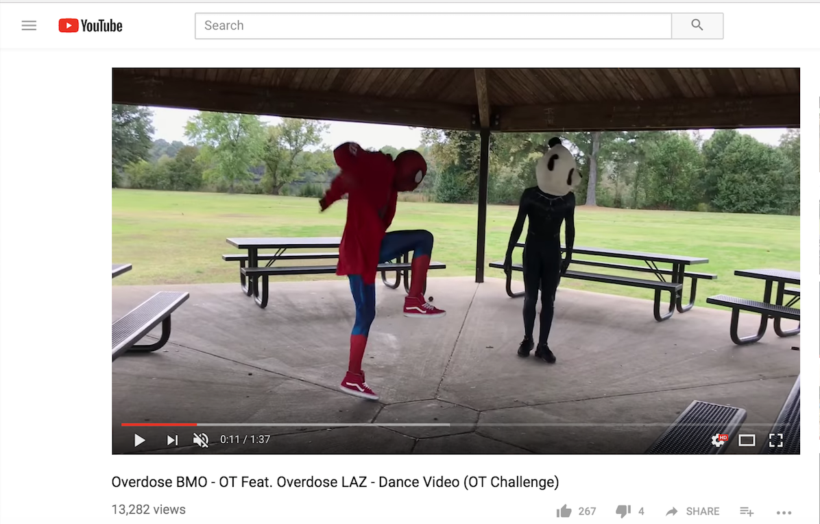 OT Invisible Box Challenge Dance Video