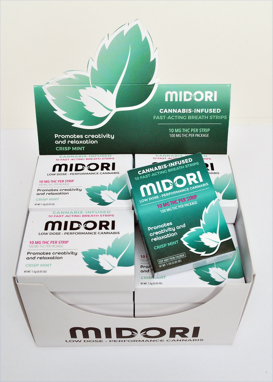 Midori Breath Strips Retail Display