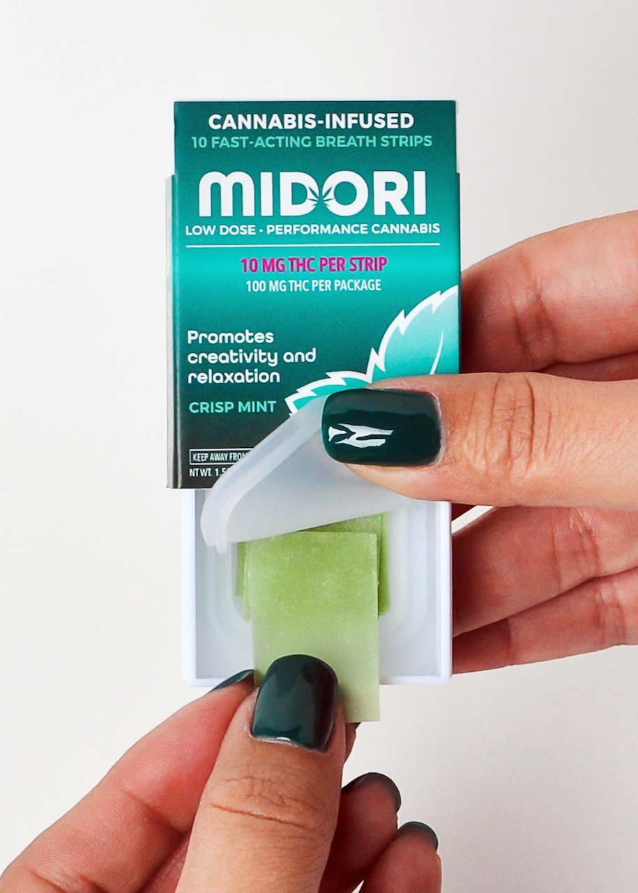 Midori Crisp Mint THC Breath Strips