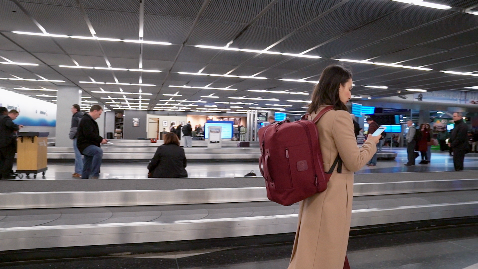 Skip the lines at the airport with the Duffle Backpack Sport