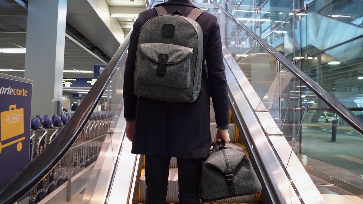 Breeze through the airport with Duffle Backpack Sport