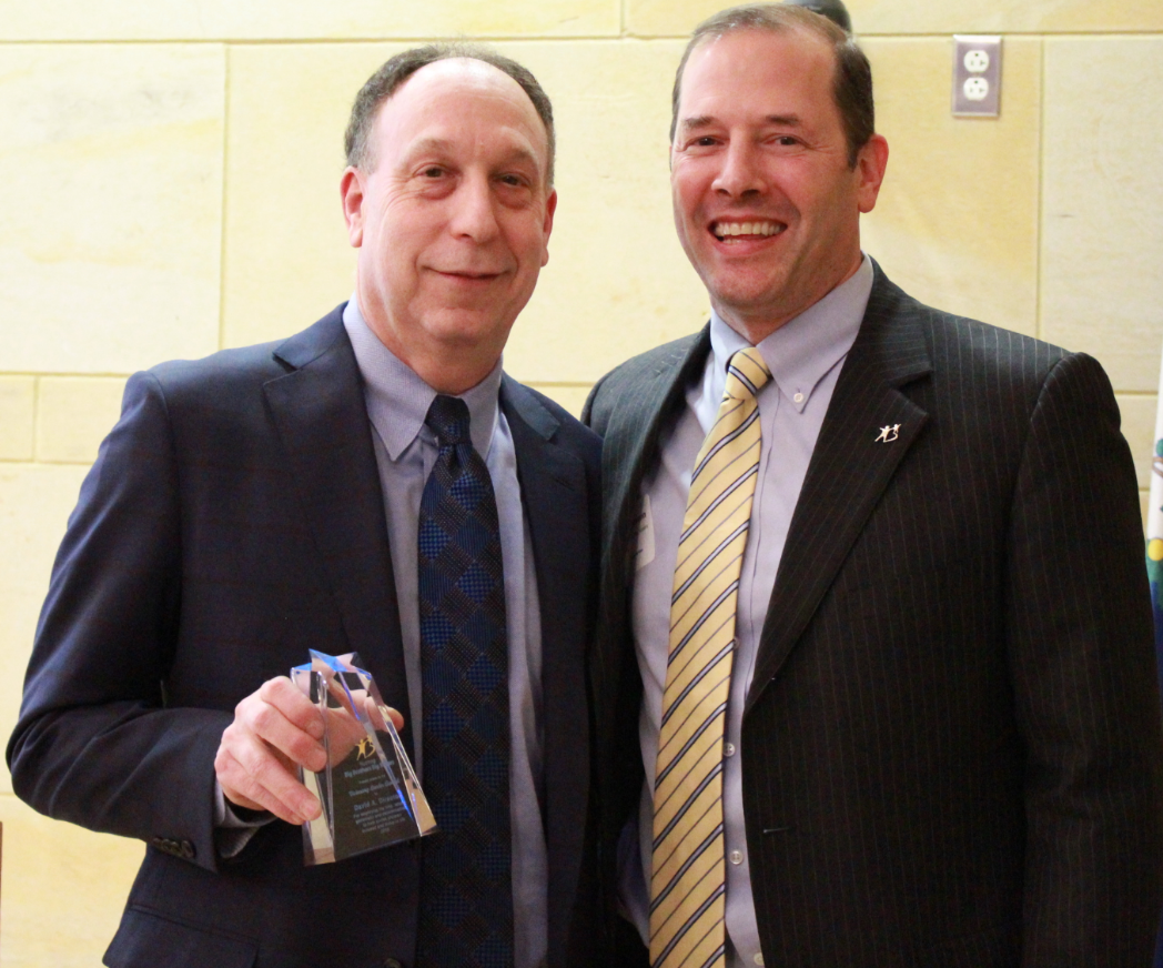 David Director (l) with Andy Fleischmann, Nutmeg’s President and CEO.