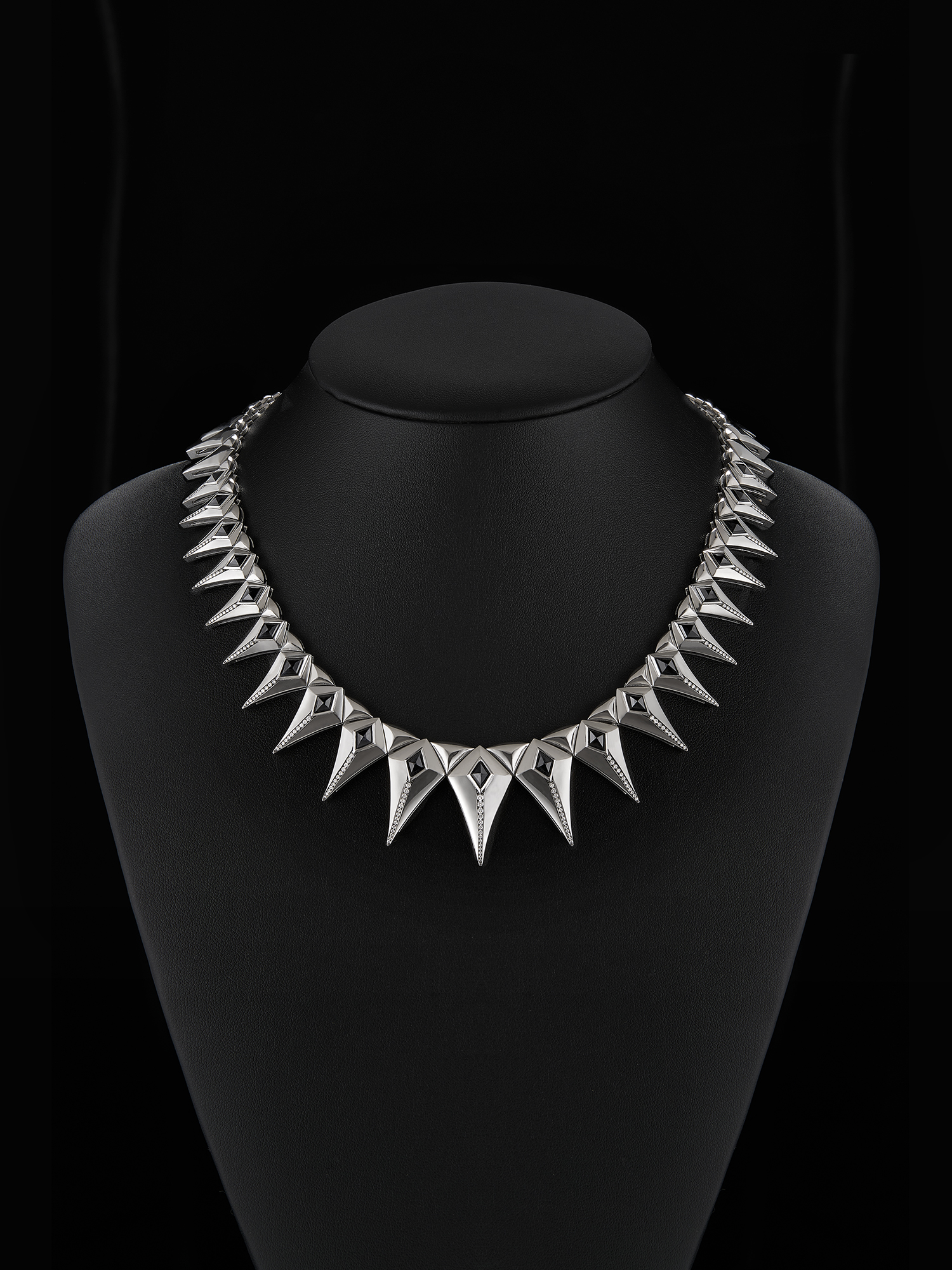 British-based Designer Justine Cullen's Midnight Necklace