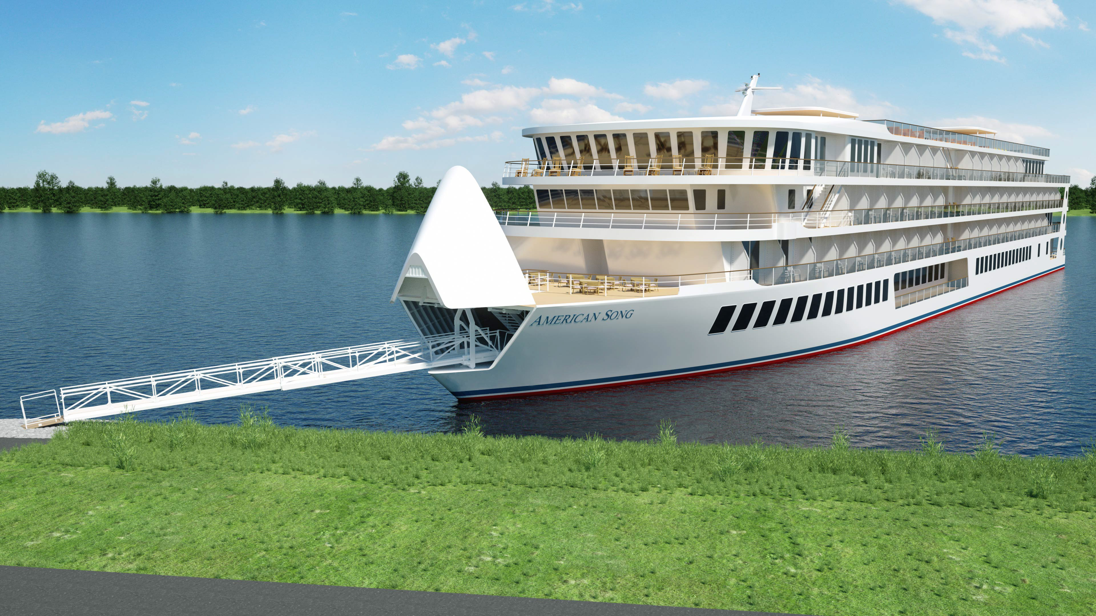 Bow-Gangway: Modern Riverboat Series