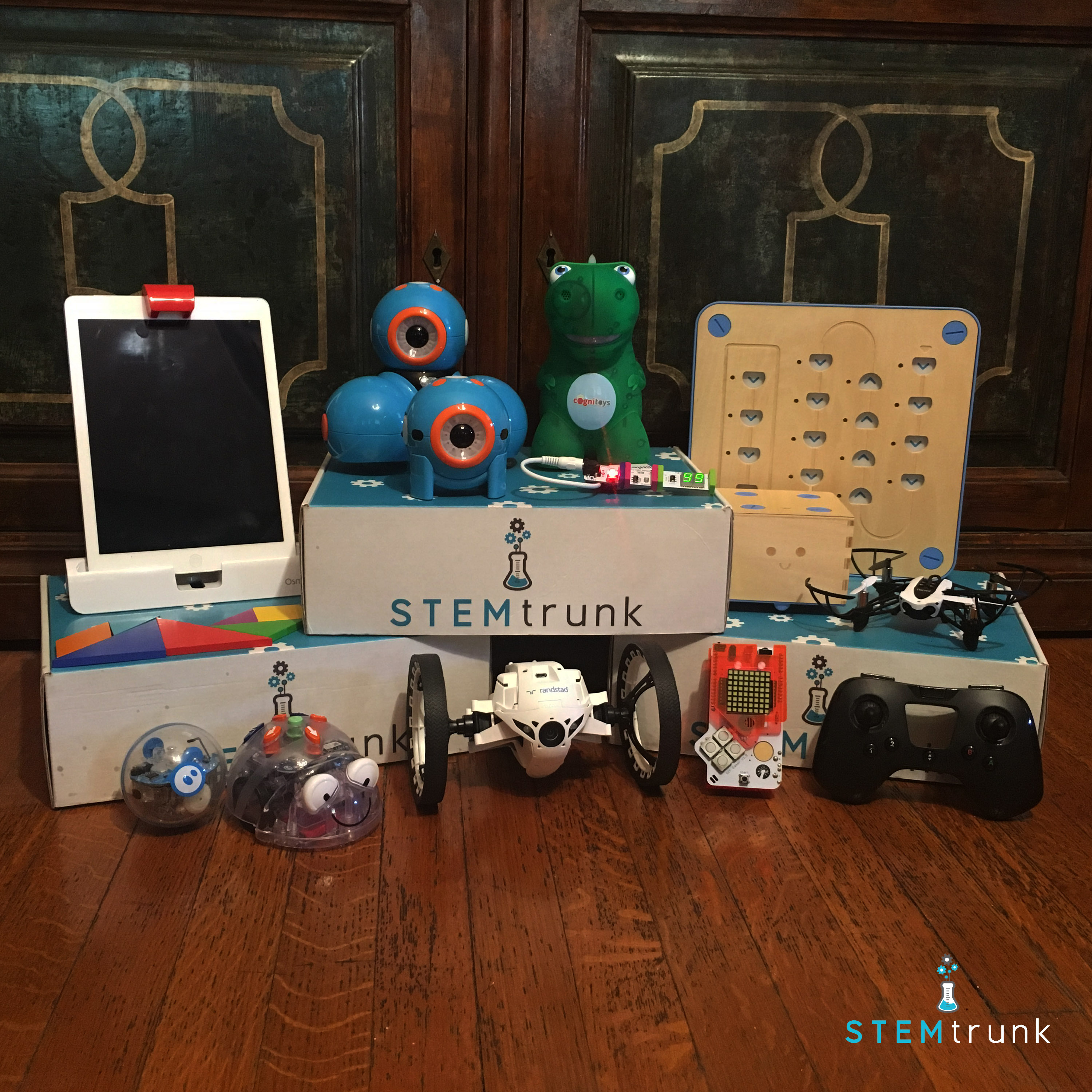 A selection of STEMtrunk products