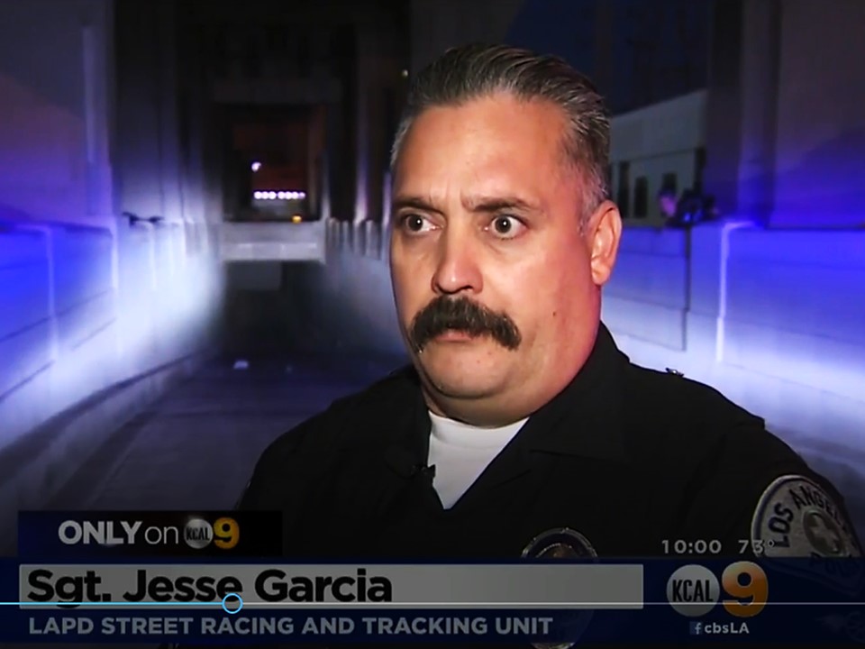 Sergeant Jesse Garcia is the Officer-In-Charge of the LAPD CTD Street Racing Task Force.