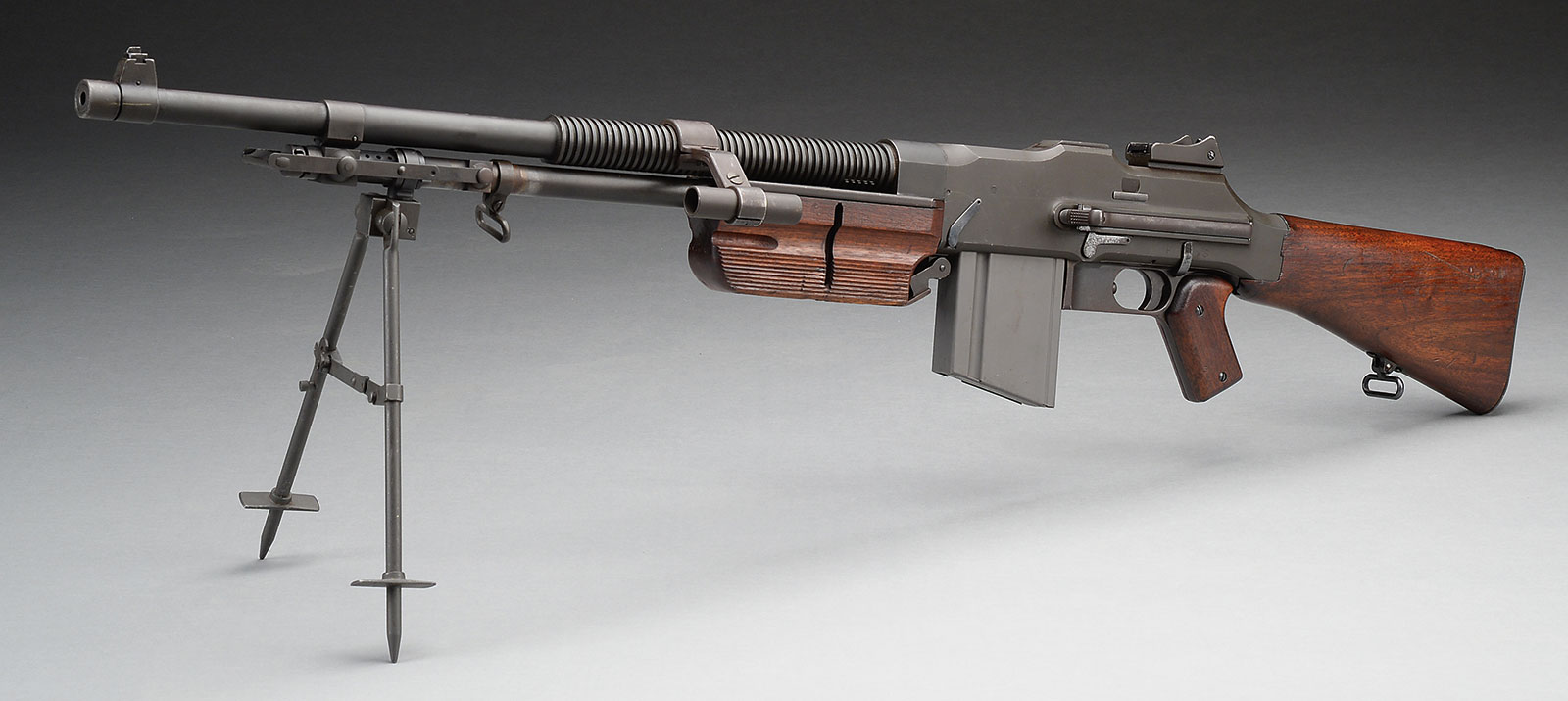 Colt R75A Browning Automatic Rifle with Detachable Barrel, estimated at $70,000-100,000.