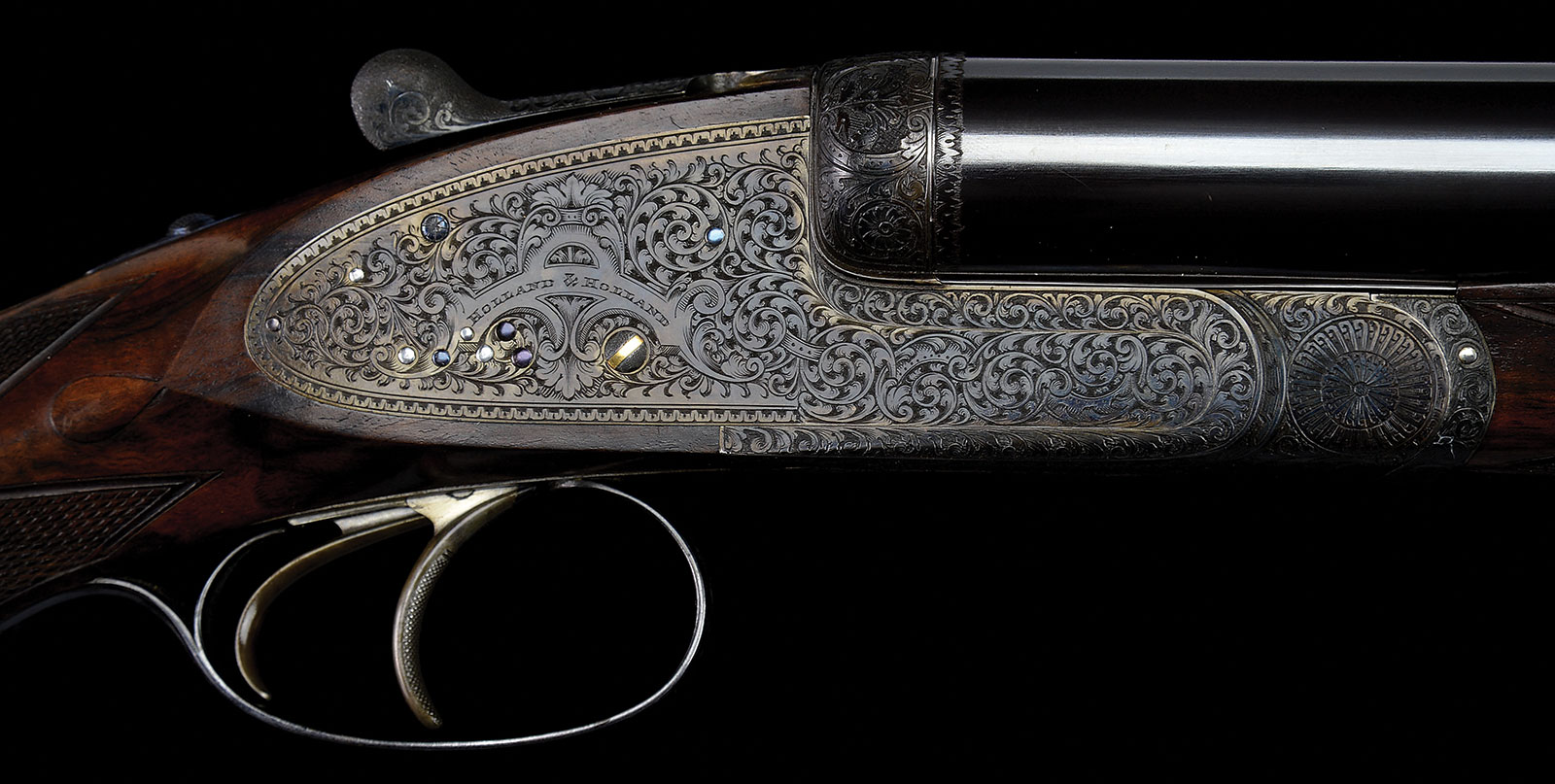 Holland & Holland "Royal" Ejector .577 NE Double Rifle in Maker's Case, Made for Nathanial C. Nash of Cambridge, MA in 1909, one of the "Miracle Six", estimated at $65,000-95,000.