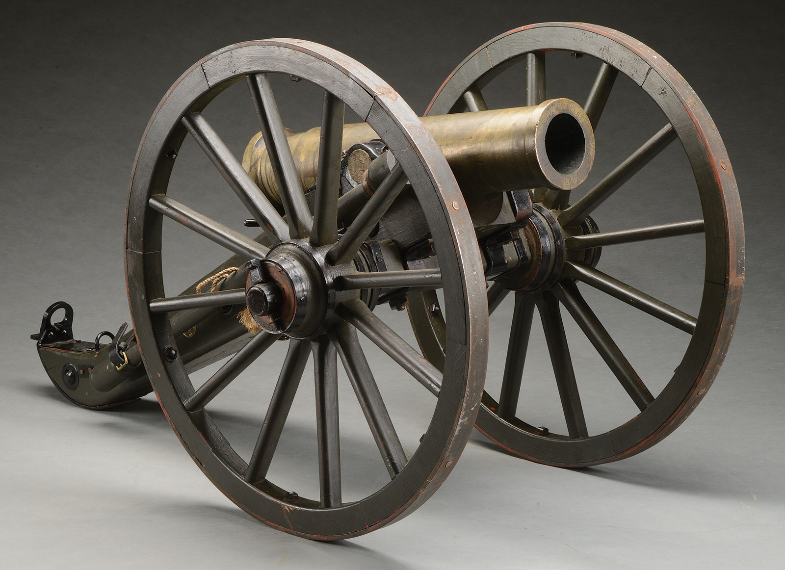 Civil War Ames 1863 Dated Bronze 12-Pounder Mountain Howitzer, estimated at $45,000-65,000.