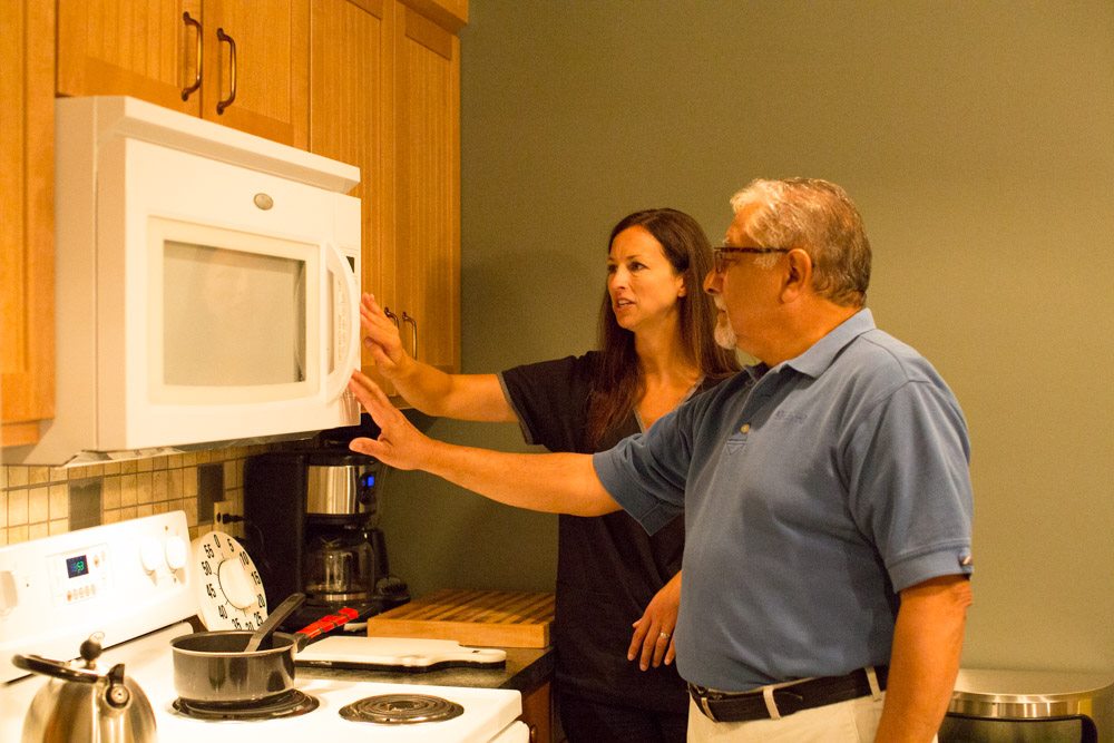 Bump dots on appliances, devices with enlarged digits and other tweaks can ease the challenge of cooking for those with low vision.