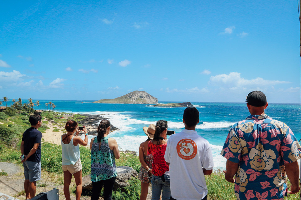 Enjoying the view at Makapu'u Beach