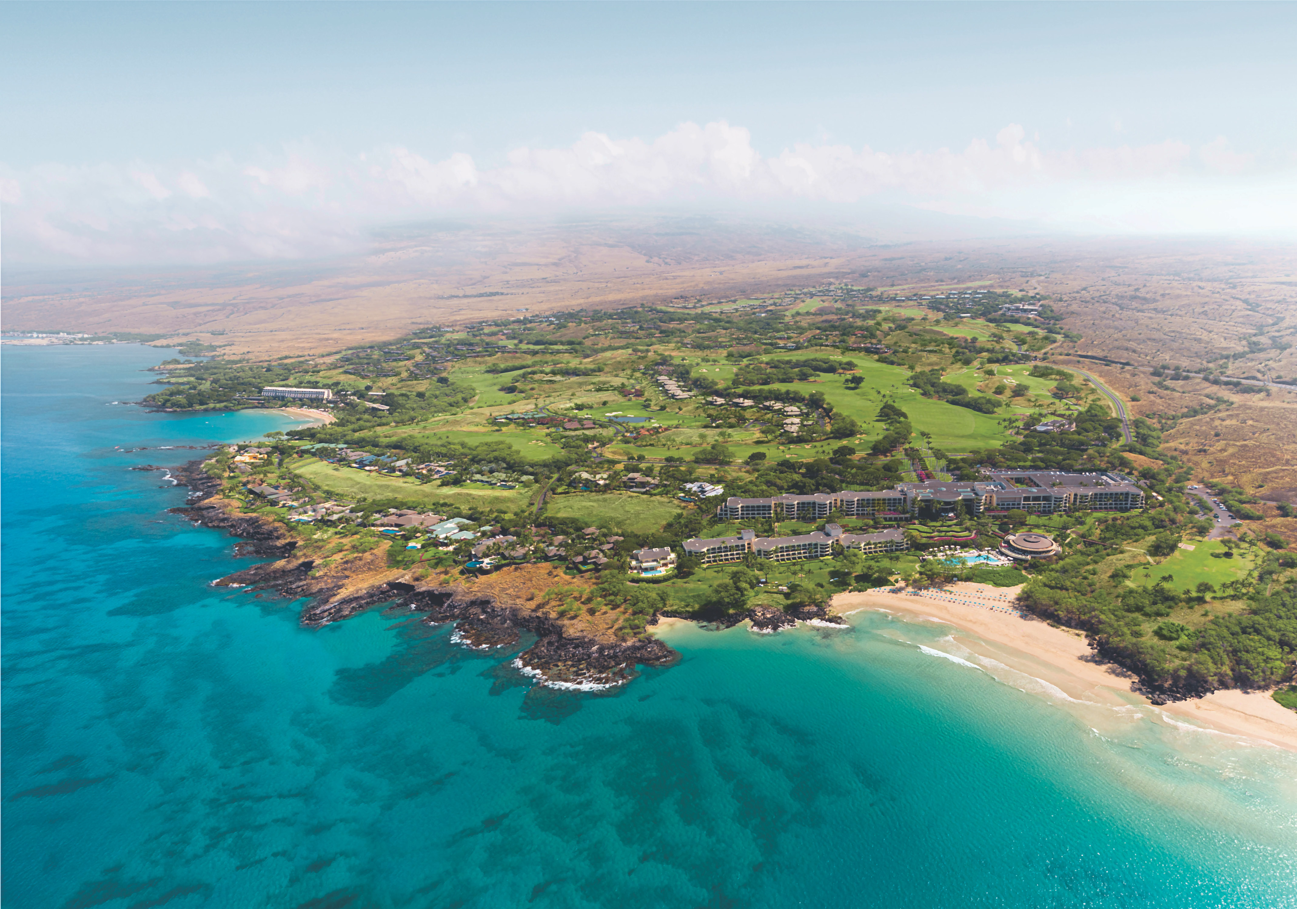 Aerial View of Hapuna Beach Residences and Westin Hapuna Beach Resort