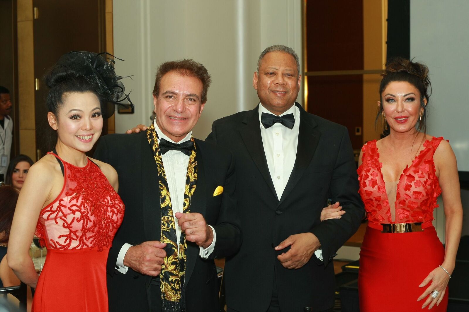 Angelina Leo, COO of Wardour Studio, Steven Nia, Chairman & CEO of Wardour Studio, The Hon. Walton Brown Jr., JP MP, Minister of Home Affairs, The Government of Bermuda, and Ms. Ozlem Fanning