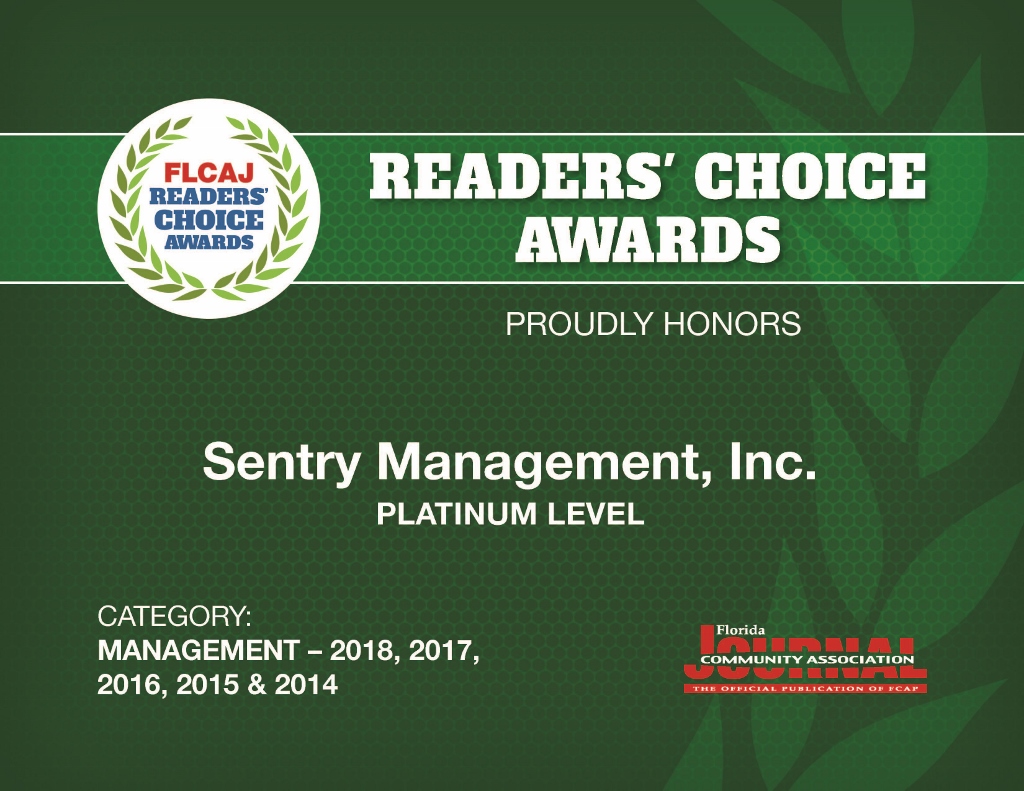Sentry Management receives top honors in homeowners association industry