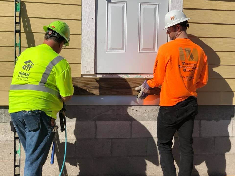 Venture Construction Group of Florida Partners with Habitat for Humanity in West Palm Beach Florida