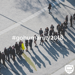 Designing North Studios is introducing a year-long campaign titled #gohumanity2018, encouraging everyone to share good deeds, show perseverance, positivity.