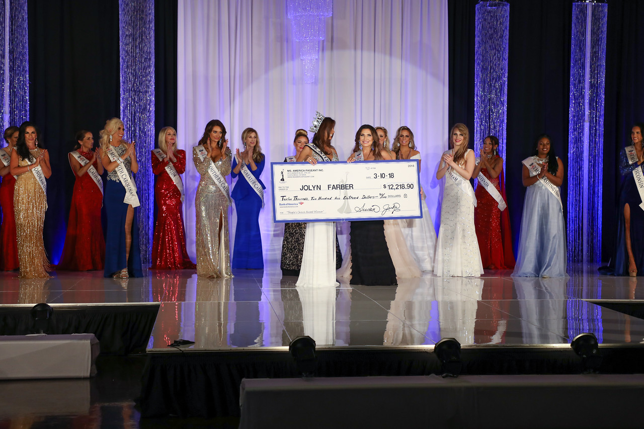 Jolyn Farber, crowned Ms. International™ 2018 was also the People’s Choice Award winner and walked away with $12,218.90.