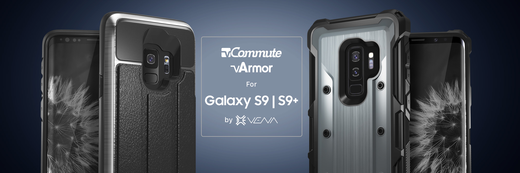 The New Samsung Galaxy S9 and S9+ vCommute and vArmor Cases