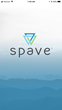 spave app - opening screen