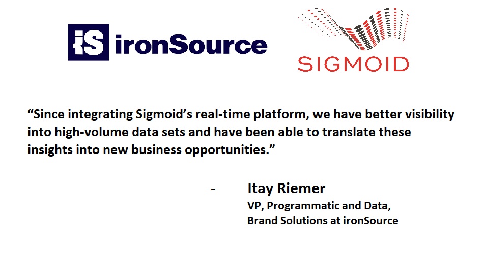 ironSource Quote on Sigmoid