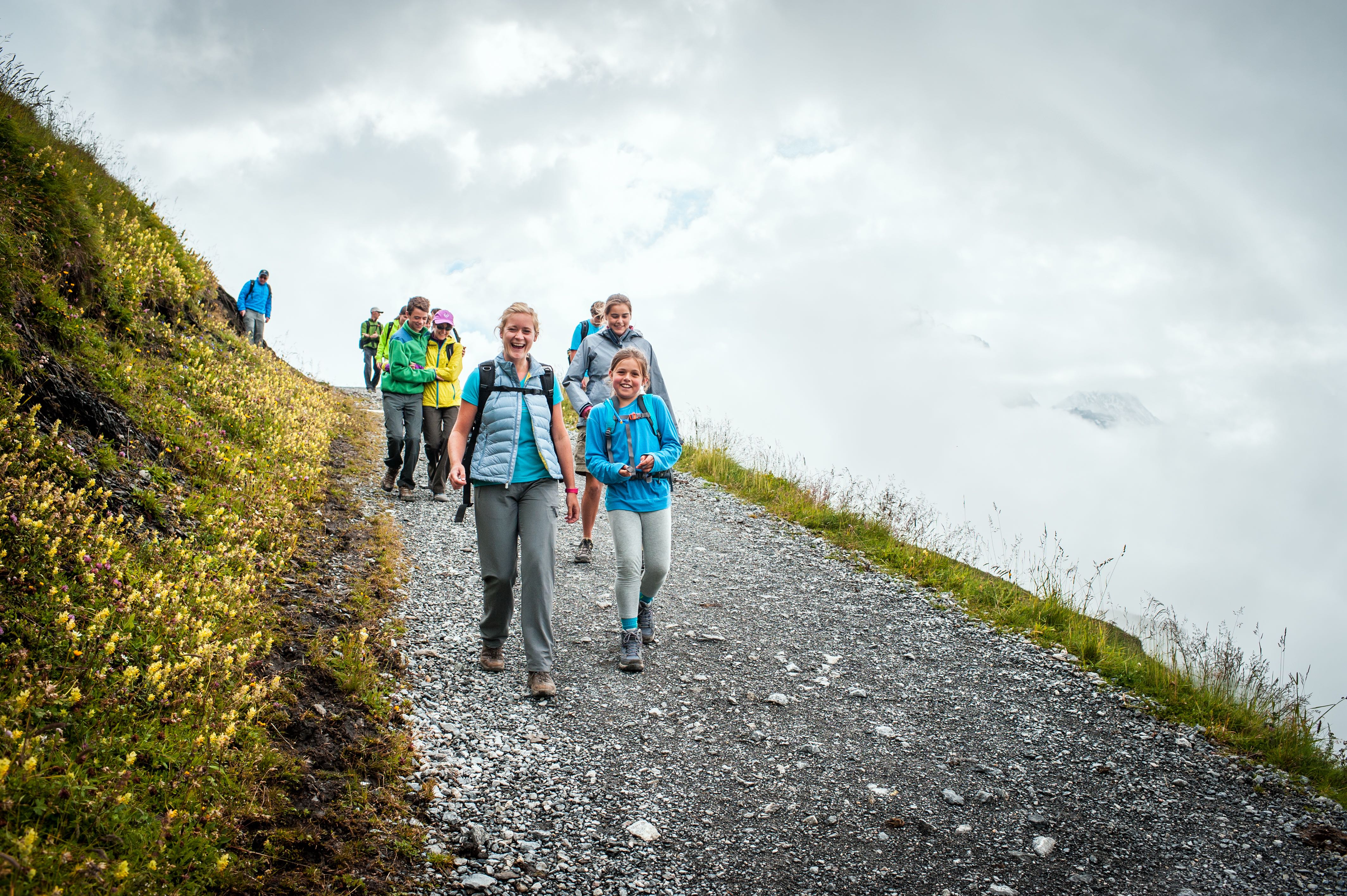 Backroads guests enjoy an active hiking vacation