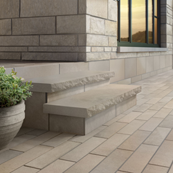 New plank pavers and small format pavers from Indiana Limestone Company enrich landscape design palette.