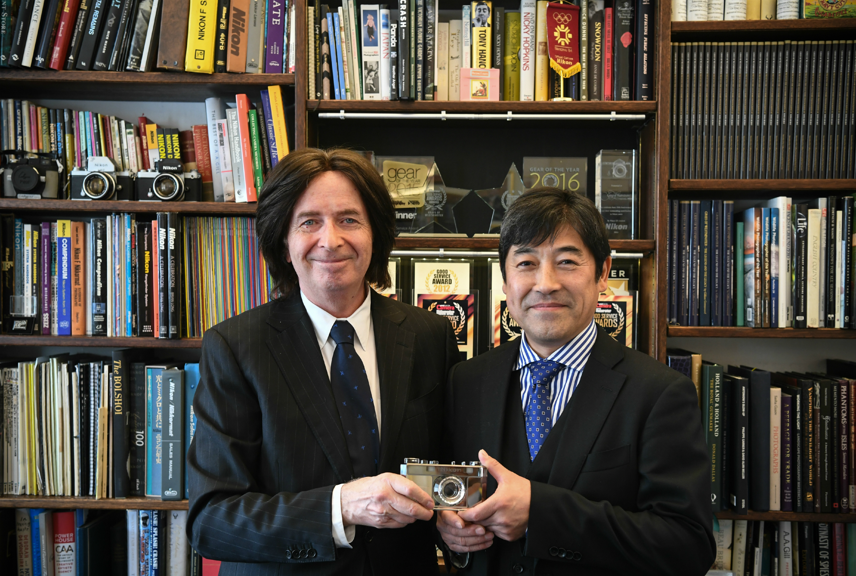 Gray Levett with Toru Iwaoka