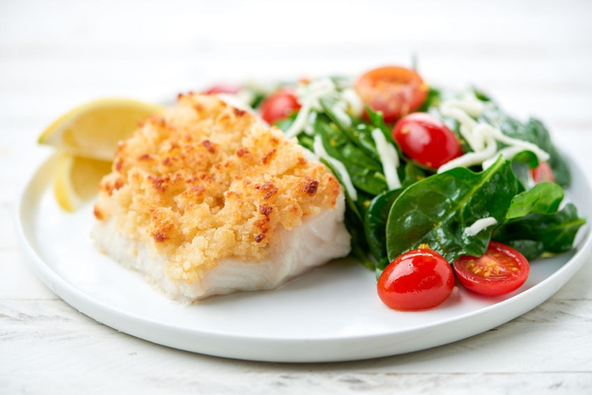 Home Chef's Quick 'n Easy Meal, Parmesan-Crusted Cod